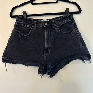 ABERCROMBIE Denim Mom Short